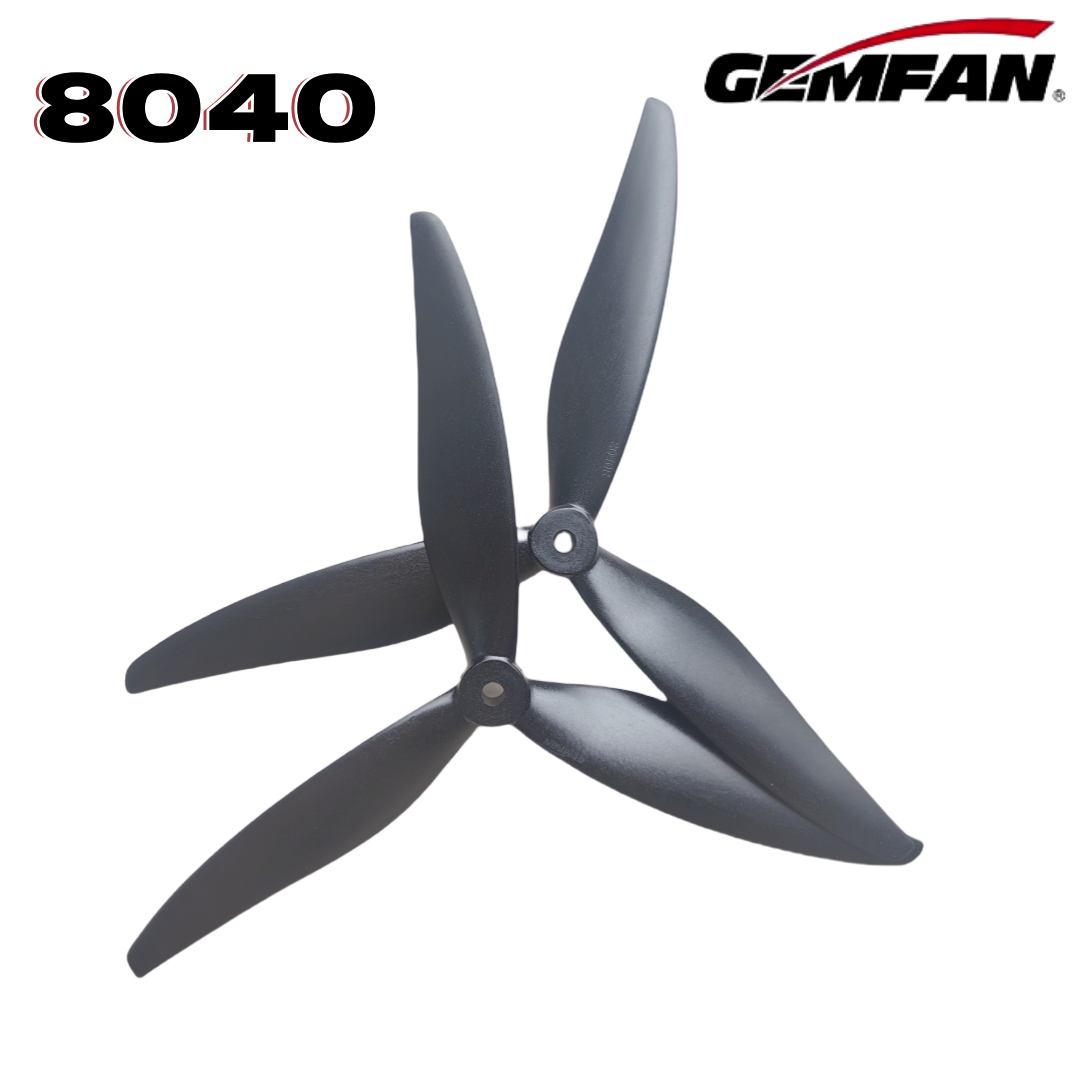 Fpv Drone Motor - Gemfan 8040 8X4X3 3-blade 8 inç